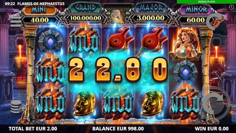 Flames of Hephaestus slot screenshot 2