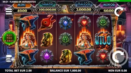 Flames of Hephaestus slot screenshot 1