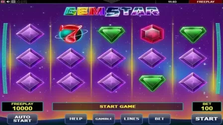 Gem Star slot screenshot 1