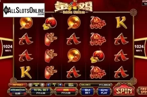 Reel Screen. Golden Chicken (Spadegaming) from Spadegaming