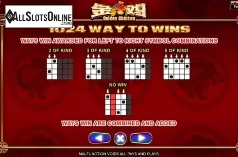 Bonus Game. Golden Chicken (Spadegaming) from Spadegaming
