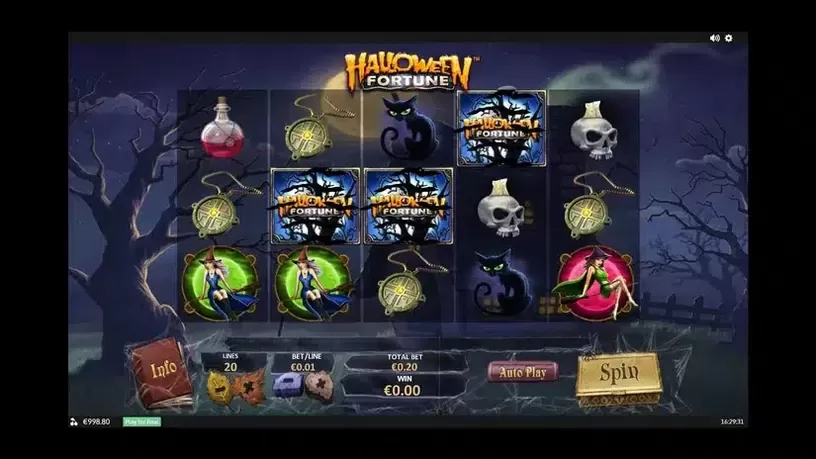 Halloween Fortune slot screenshot 1