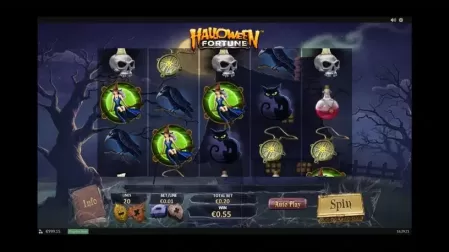 Halloween Fortune slot screenshot 2