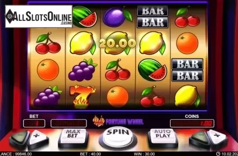 Win screen 3. Hot Fortune Wheel from 7mojos