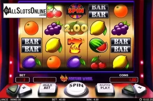 Win screen 1. Hot Fortune Wheel from 7mojos