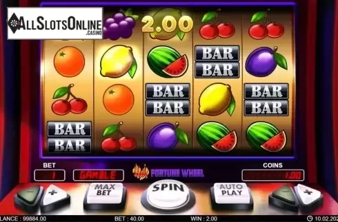 Win screen 2. Hot Fortune Wheel from 7mojos