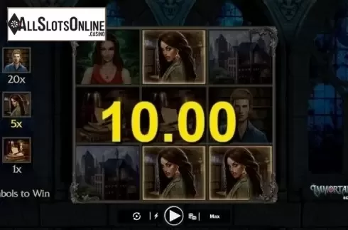 Game Screen 4. Immortal Romance Scratch from Microgaming