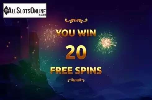 Free Spins Win Screen