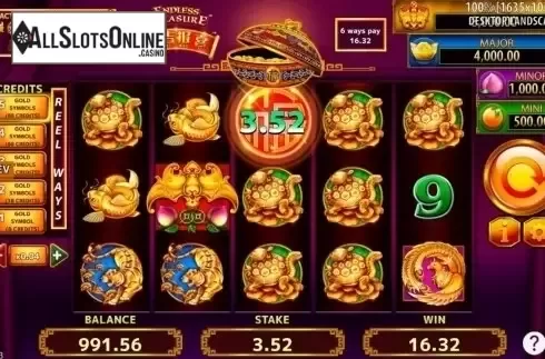 Game Screen. Jin Ji Bao Xi: Endless Treasure from SG