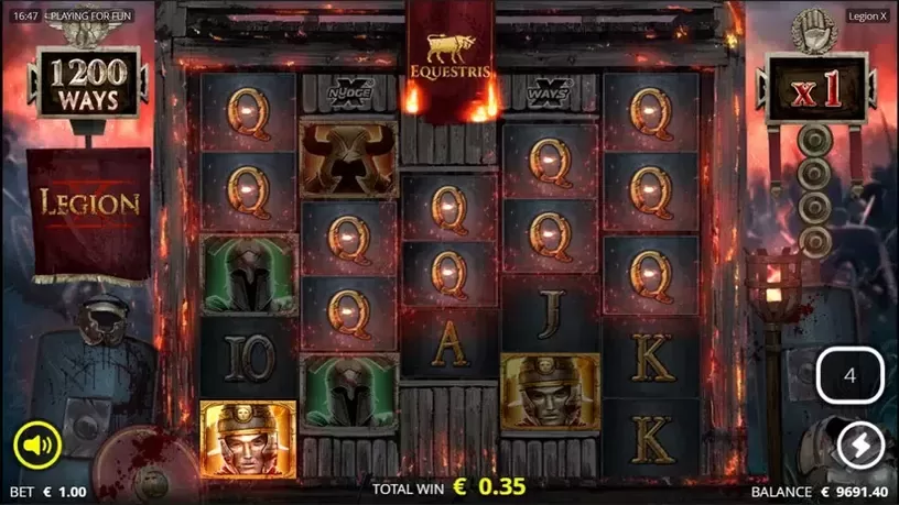Legion X slot screenshot 4