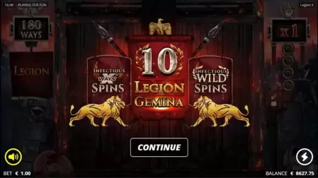 Legion X slot screenshot 6