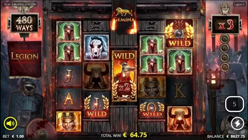 Legion X slot screenshot 8