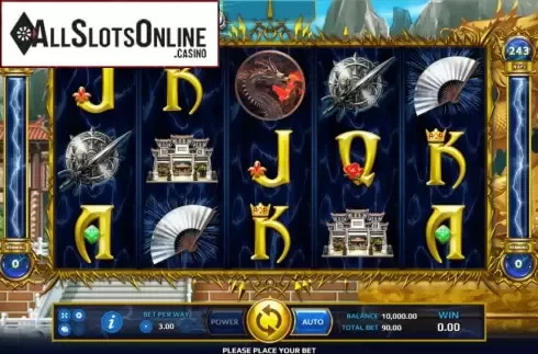 Reel Screen. Lightning God from EAgaming