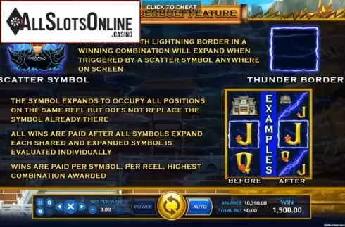 Features 2. Lightning God from EAgaming