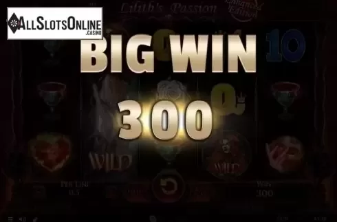 Big Win. Lilith's Passion Enhanced Edition from Spinomenal