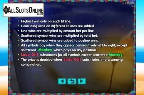 Game Rules. Luau Luau from GMW