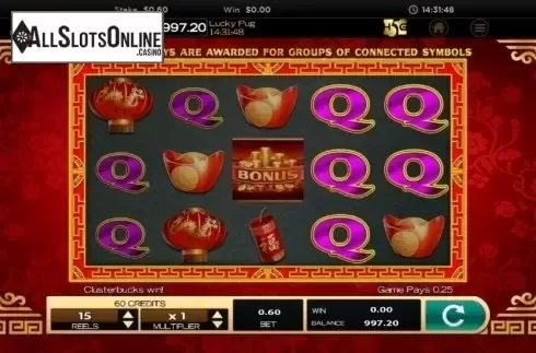 Win screen 2. Lucky Pug from High 5 Games