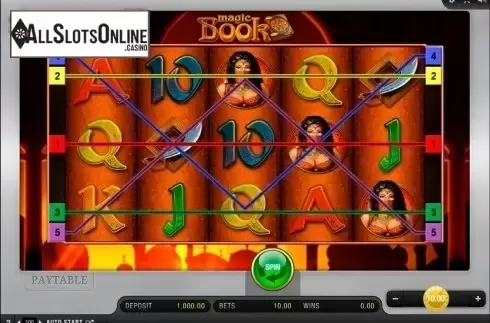 Screen4. Magic Book from Bally Wulff