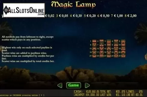 Winlines. Magic Lamp HD from World Match