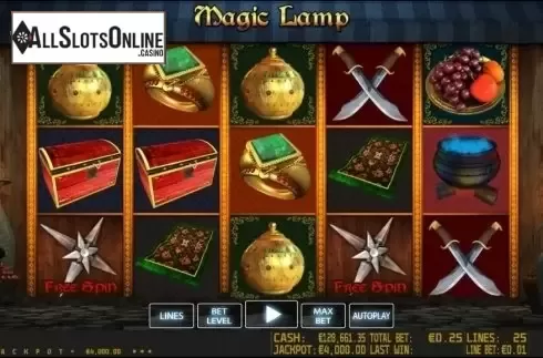 Game reels. Magic Lamp HD from World Match