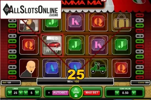 Screen6. Mamma Mia 2D from 1X2gaming