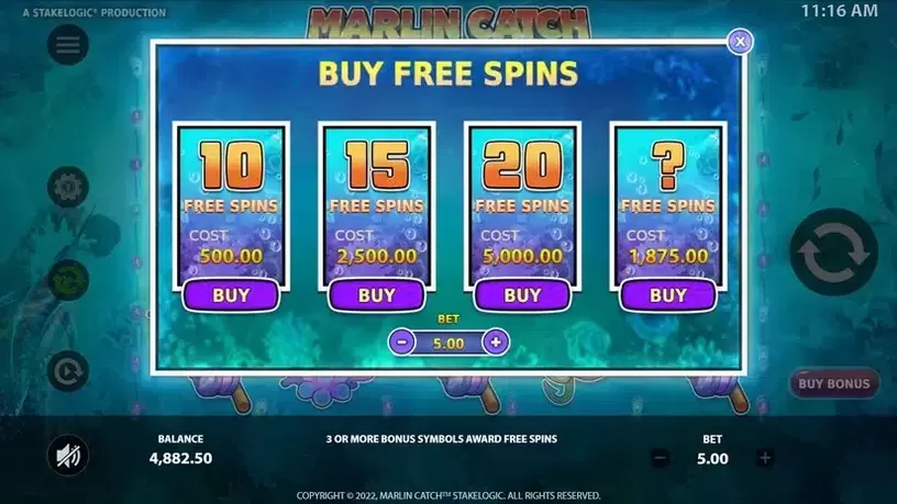 Marlin Catch slot screenshot 3