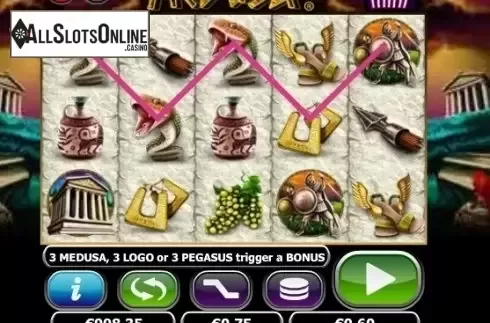 Win screen. Medusa Mini from NextGen