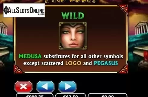 Paytable 3. Medusa Mini from NextGen