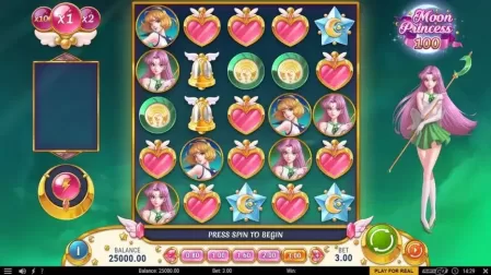 Moon Princess 100 slot screenshot 1