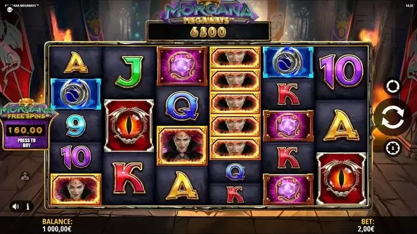 Morgana Megaways slot screenshot 1