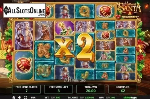 Free Spins 2. Mystical Santa Megaways from StakeLogic