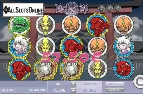 Game workflow screen. Onmyoji from Gamatron