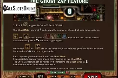Screen3. Phantom Cash from Microgaming