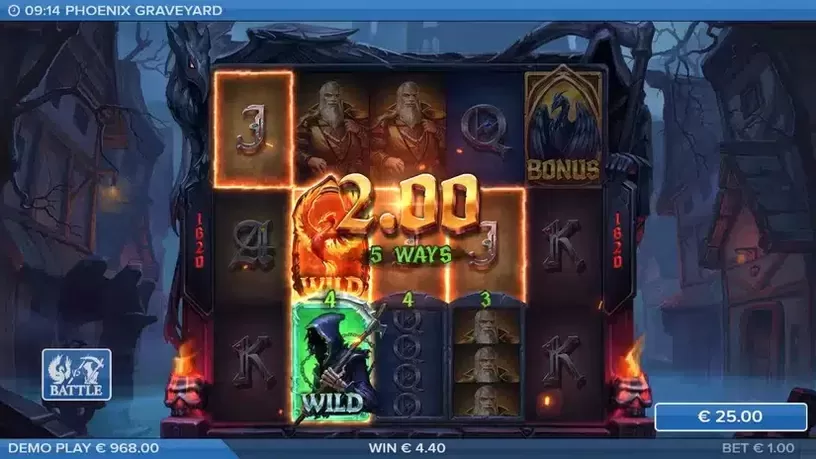 Phoenix Graveyard slot screenshot 4