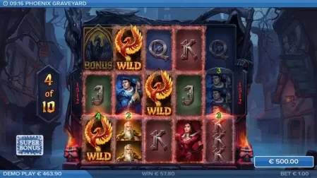 Phoenix Graveyard slot screenshot 7