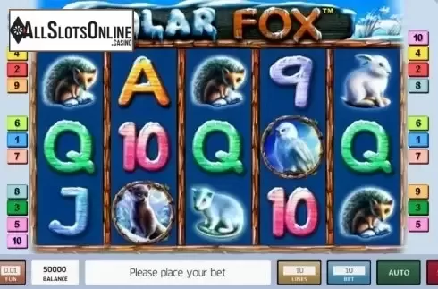 Reel Screen. Polar Fox from Novomatic