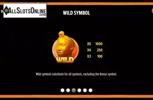 Wild feature screen