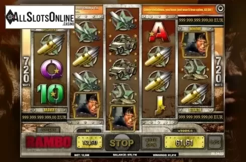 Scatter. Rambo (iSoftBet) from iSoftBet