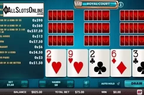 Game Screen 1. Royal Court from Red Rake