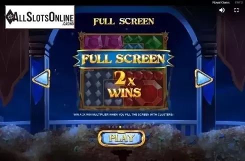 Full Screen. Royal Gems (Red Tiger) from Red Tiger