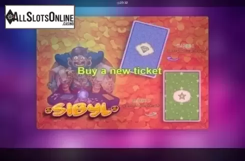 Game Screen. Sibyl from Betixon
