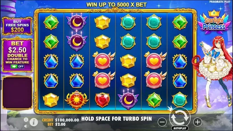 Starlight Princess slot screenshot 1