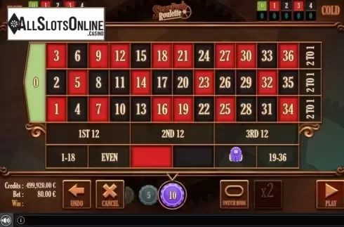 Reel screen. Steampunk Roulette from GAMING1
