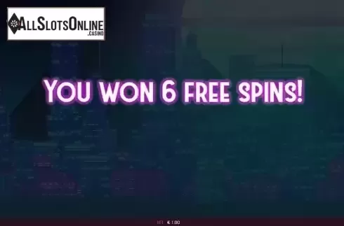 Free Spins Win Screen 2