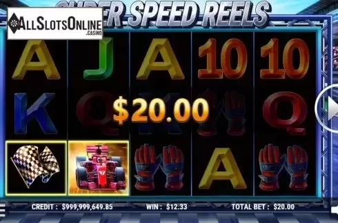 Win Screen 4. Super Speed Reels from Slot Factory