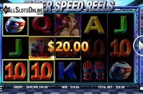 Win Screen 2. Super Speed Reels from Slot Factory