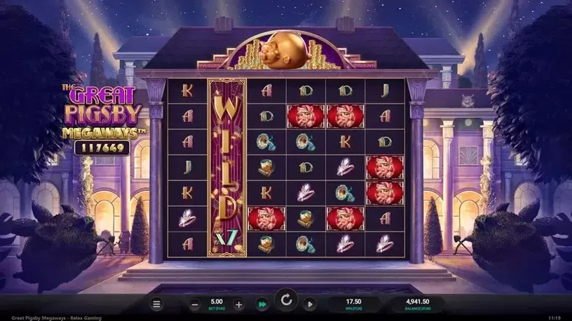 The Great Pigsby Megaways slot screenshot 3