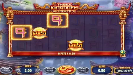Three Kingdoms Romance slot screenshot 2