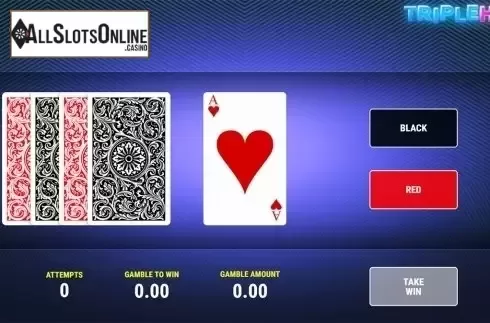 Gamble game screen 2. Triple Hot	 from Fazi