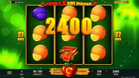 TripleX Hot Pepper slot screenshot 4